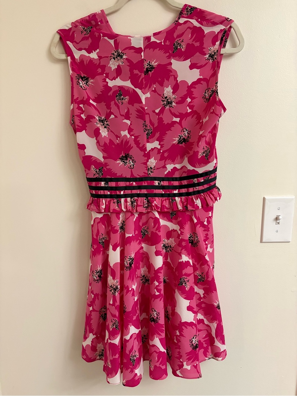 NWT The‎ Kooples 100% Silk Mini Dress NWT 2 Pink luxury fem designer Party Dress - Picture 5 of 8